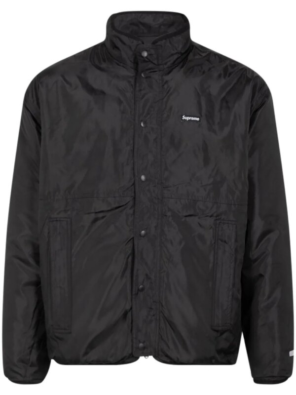 Supreme veste réversible Geo en polaire - Noir