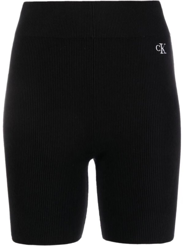 Calvin Klein Jeans short de cyclisme en maille - BEH CK BLACK