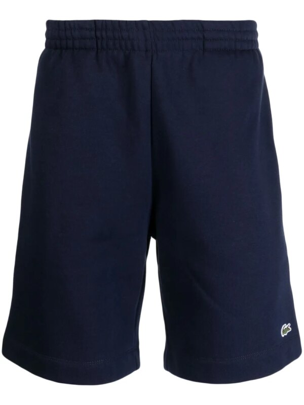 Lacoste short de sport à logo brodé - Bleu