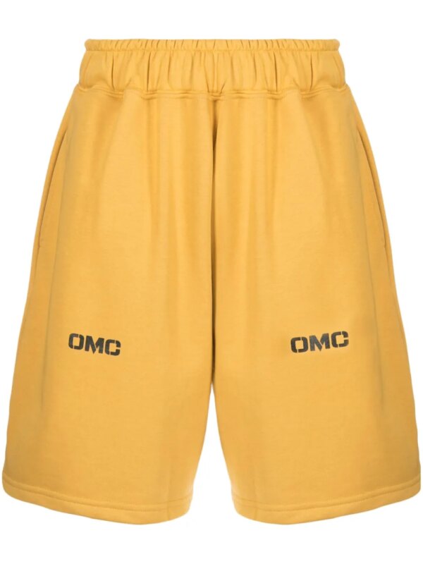 Omc short de sport à logo imprimé - Jaune