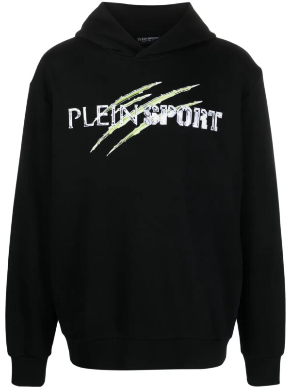 Plein Sport hoodie Chrome Scratch Edition - Noir