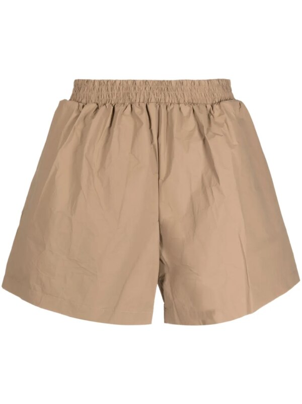 Walter Van Beirendonck short à taille élastiquée - Tons neutres