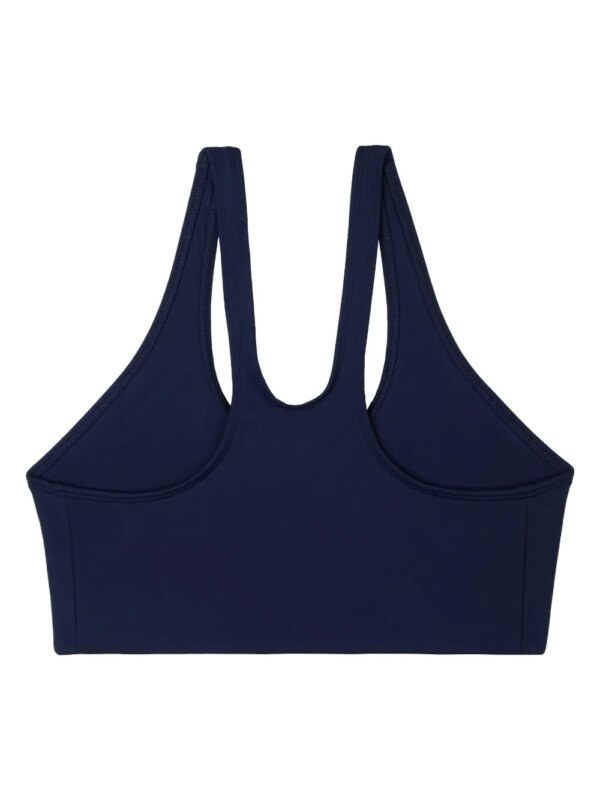 Sporty & Rich Sport-bh met logoprint - Blauw