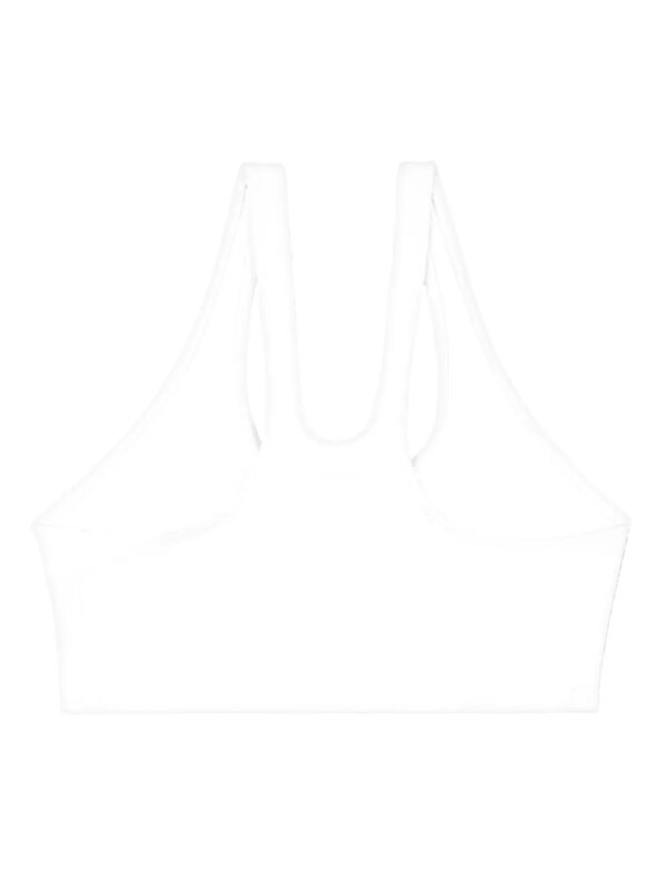 Sporty & Rich Sport-bh met logoprint - Wit