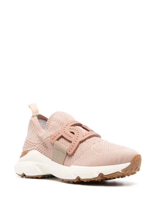 Tod's Sneakers verfraaid met ketting - Roze
