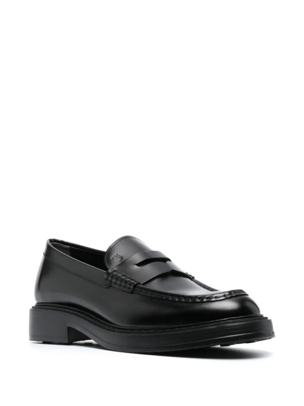 Tod's Leren loafers - Zwart