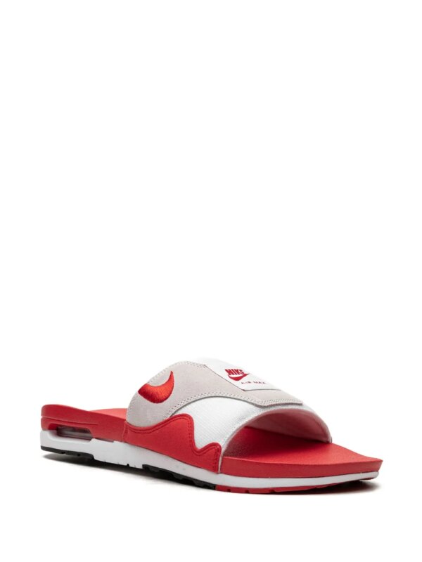 Nike "Air Max 1 ""Sport Red"" slippers" - Wit