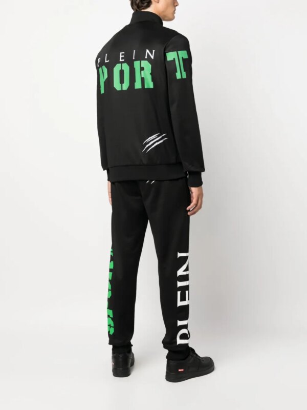 Plein Sport Trainingspak met logoprint - Zwart