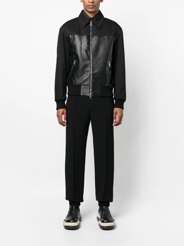 Alexander McQueen Getailleerde trainingsbroek - Zwart