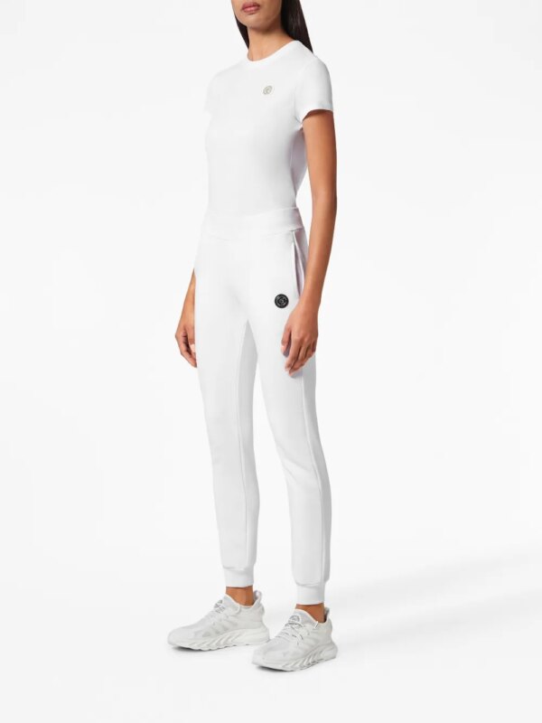 Plein Sport Trainingsbroek met logopatch - Wit