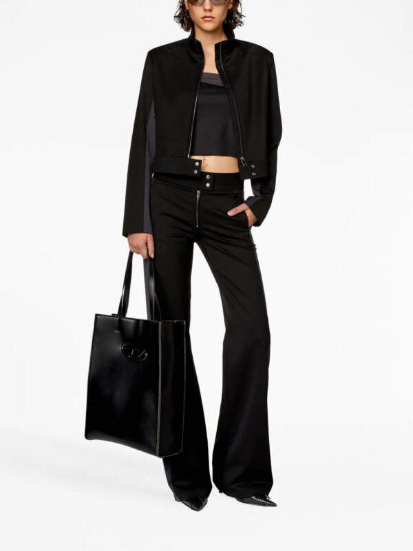 Diesel G-Gauri jack met rits - Zwart