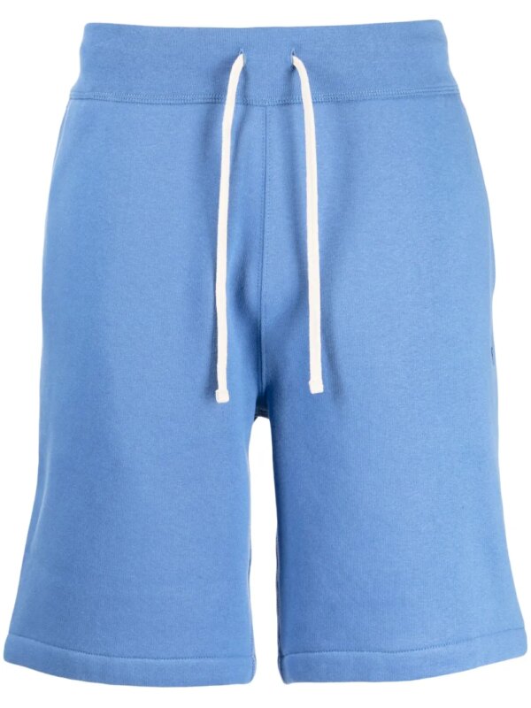 Polo Ralph Lauren short de sport en coton Polo Pony - Bleu