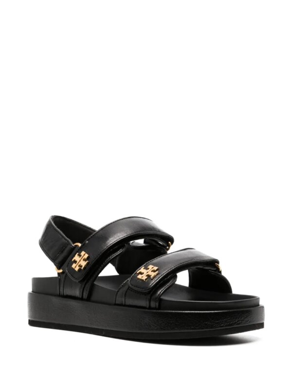 Tory Burch Kira Sport sandalen met monogram - Zwart