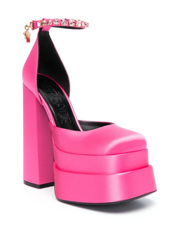 Versace Medusa Aevitas pumps met plateauzool - Roze
