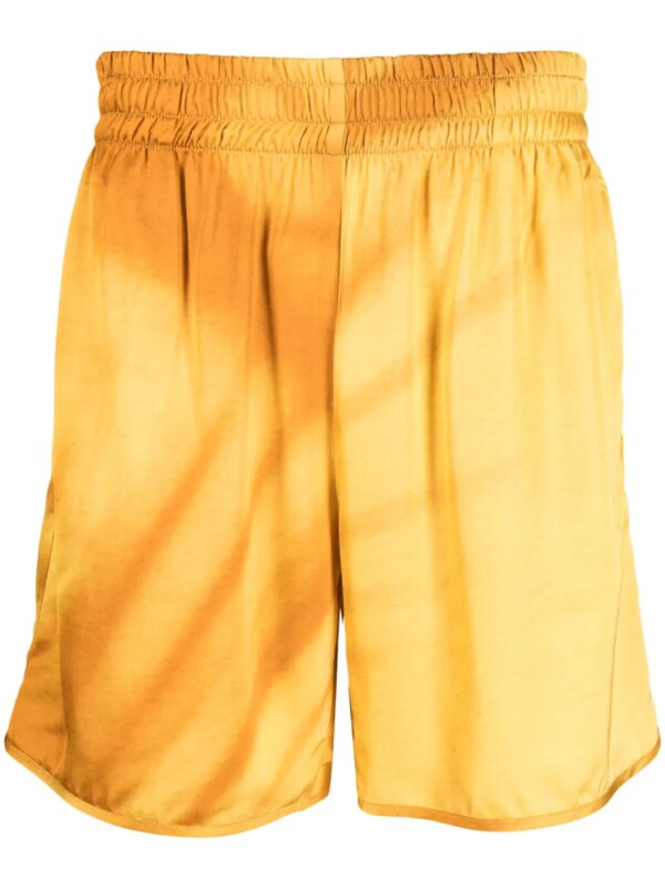 BLUE SKY INN short Palms à taille élastiquée - Jaune