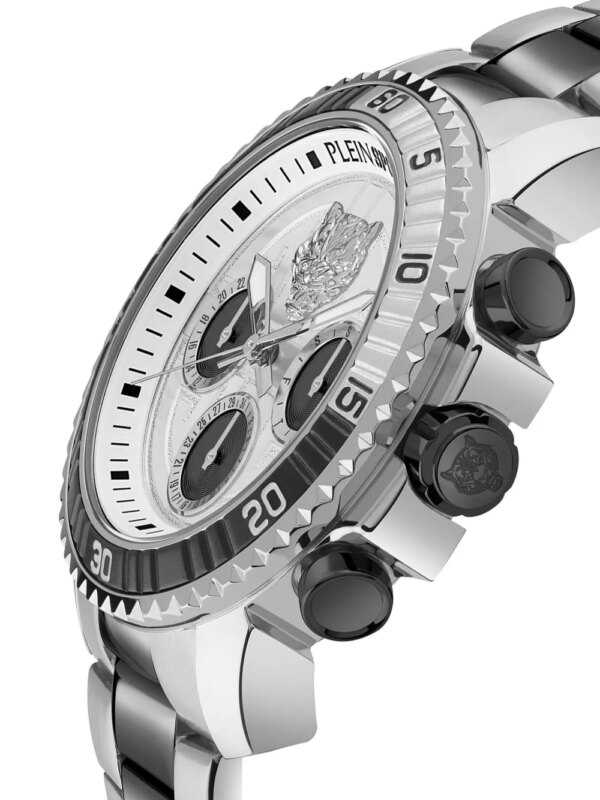 Plein Sport Powerlift 45mm horloge - Zilver