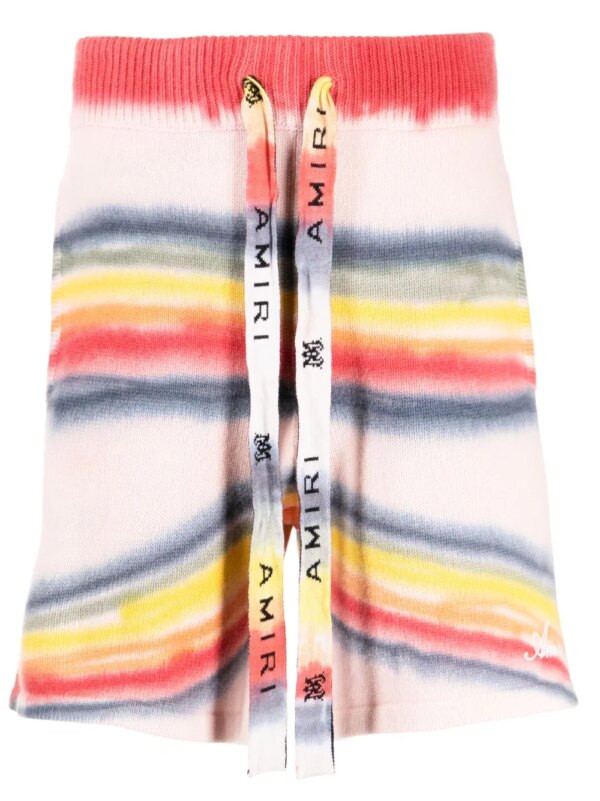 AMIRI short de sport à motif tie dye - Orange
