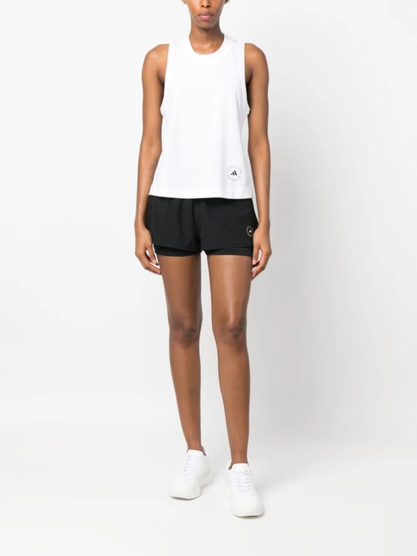 adidas by Stella McCartney Tanktop met logoprint - Wit