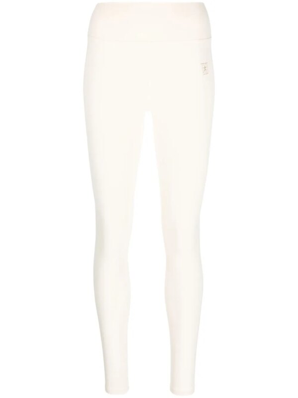 Sporty & Rich legging à logo imprimé - Tons neutres