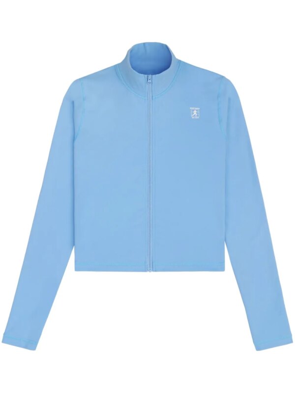 Sporty & Rich veste de sport Runner à logo imprimé - Bleu