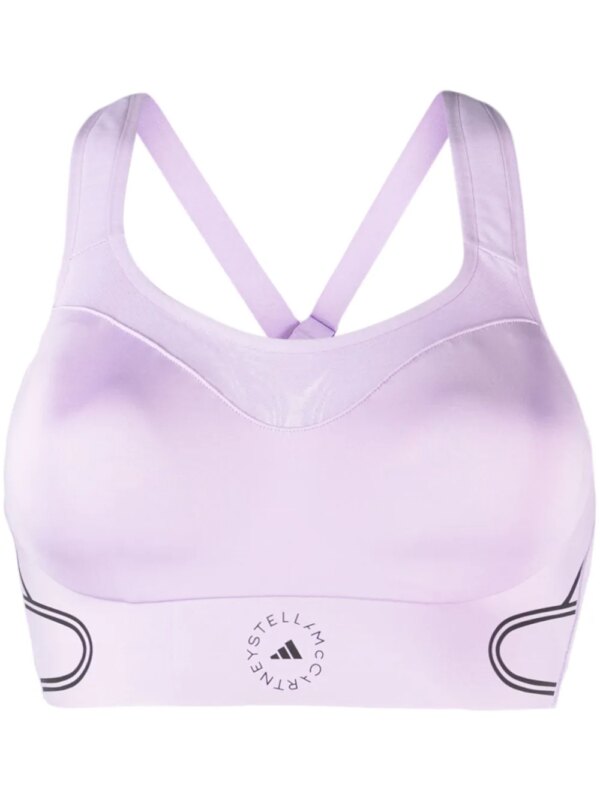 adidas by Stella McCartney brassière de sport TruePurpose à encolure ronde - Violet