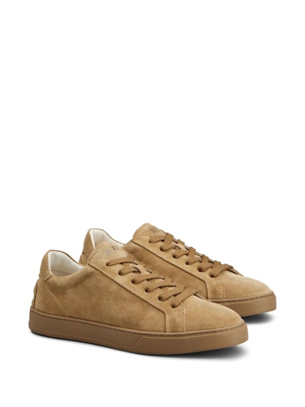 Tod's Sneakers met logo - Beige