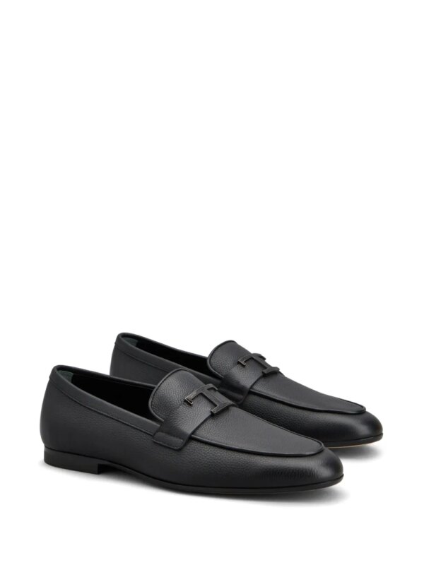 Tod's T Timeless leren loafers - Zwart