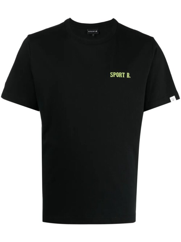 SPORT b. by agnès b. t-shirt à logo imprimé - Noir