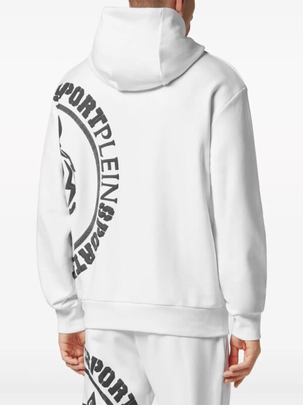 Plein Sport Hoodie met logoprint - Wit