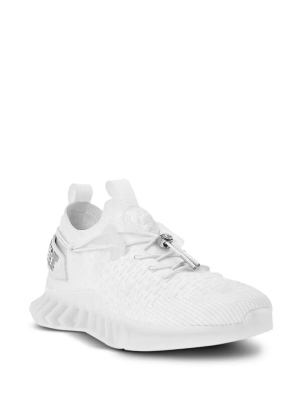 Plein Sport Runner gebreide sneakers - Wit