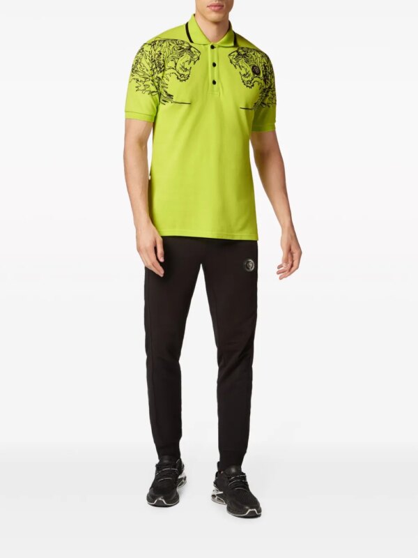 Plein Sport Overhemd met tijgerprint - Geel