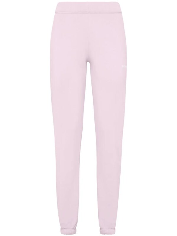 Plein Sport pantalon de jogging skinny à logo imprimé - Rose