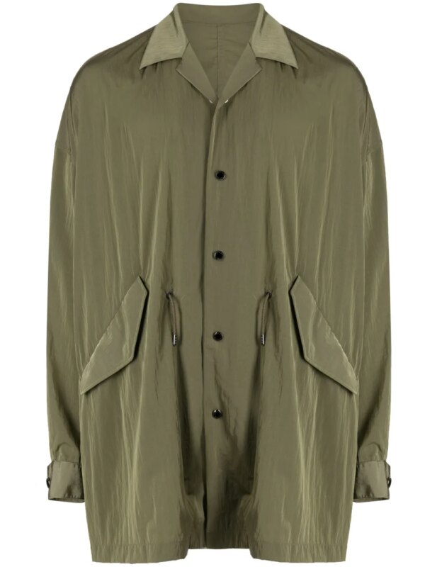 Fumito Ganryu veste à boutons pression - Vert