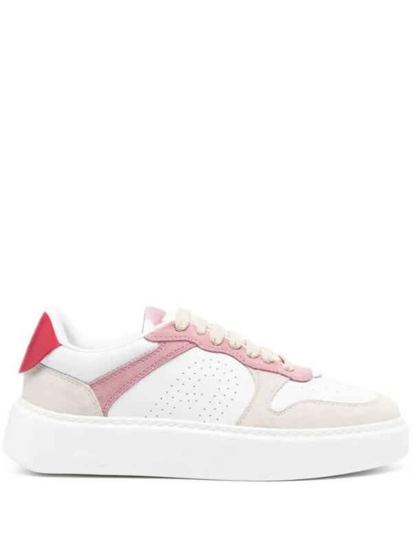 Furla baskets Sport à design colour block - Blanc