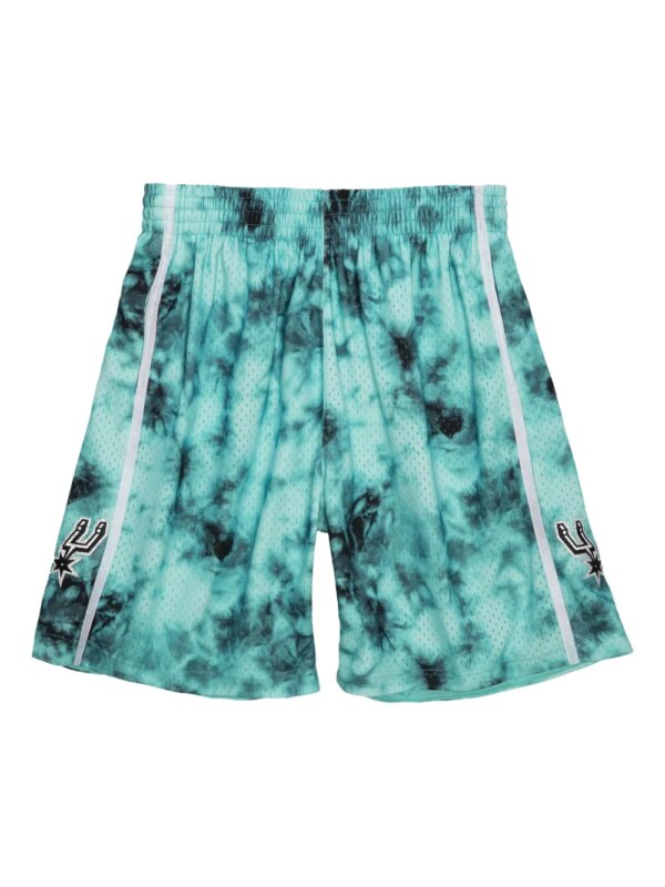 Mitchell & Ness short NBA San Antonio Spurs Galaxy Swingman (1998) - Bleu