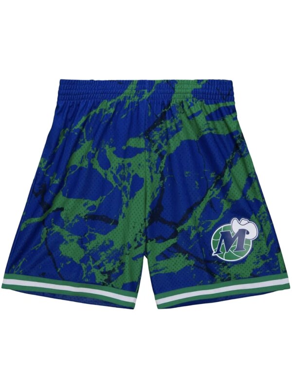 Mitchell & Ness short 'NBA Dallas Mavericks 1998' - Bleu