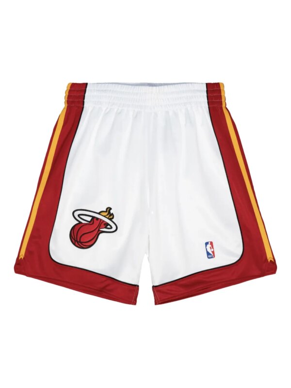 Mitchell & Ness short NBA Miami Heat 2005 - Blanc