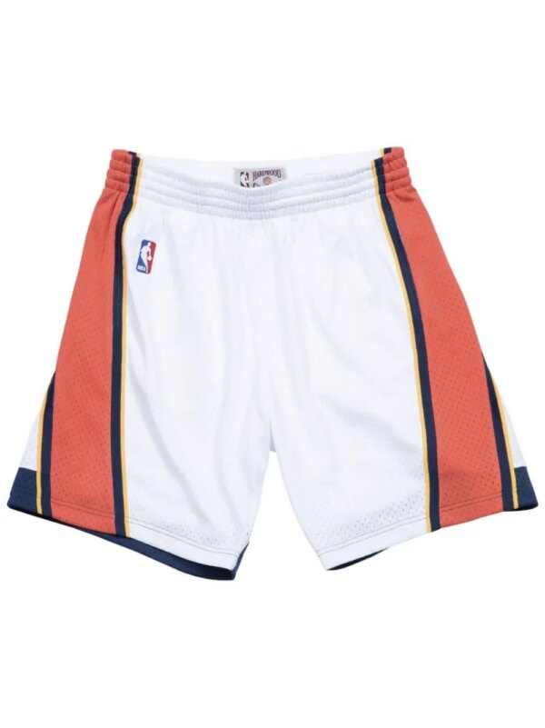 Mitchell & Ness short 'NBA Warriors 09-10' - Blanc