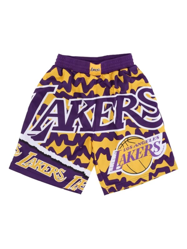 Mitchell & Ness short Jumbotron 2.0 Sublimated 'NCAA LSU Tigers' - Jaune