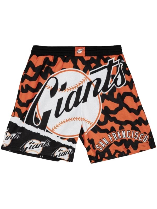 Mitchell & Ness short Sublimated Jumbotron 2.0 'NBA San Francisco Giants' - Noir