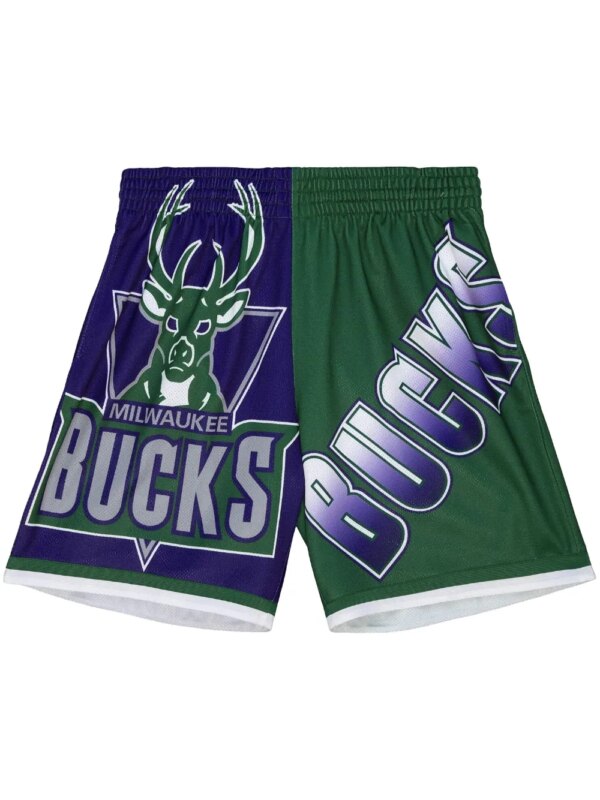 Mitchell & Ness short Big Visage 5.0 'NBA Milwaukee Bucks' - Violet