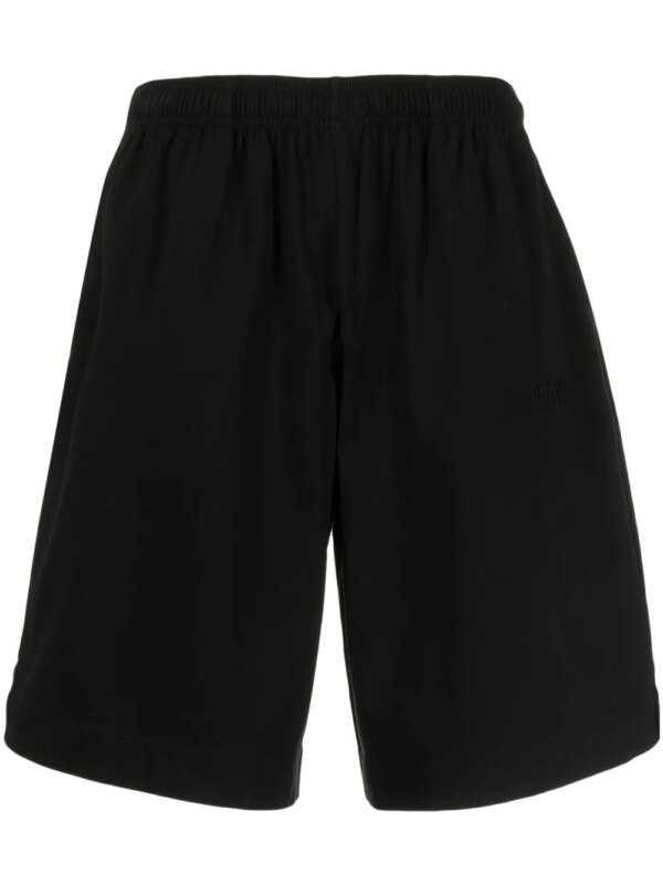 VETEMENTS short de sport en coton - Noir