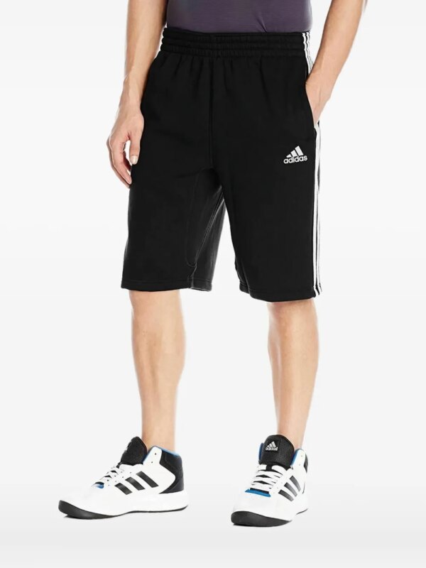 adidas short court à détails rayé - Noir