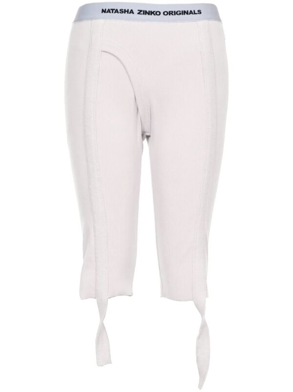 Natasha Zinko short de sport John Capris - Blanc