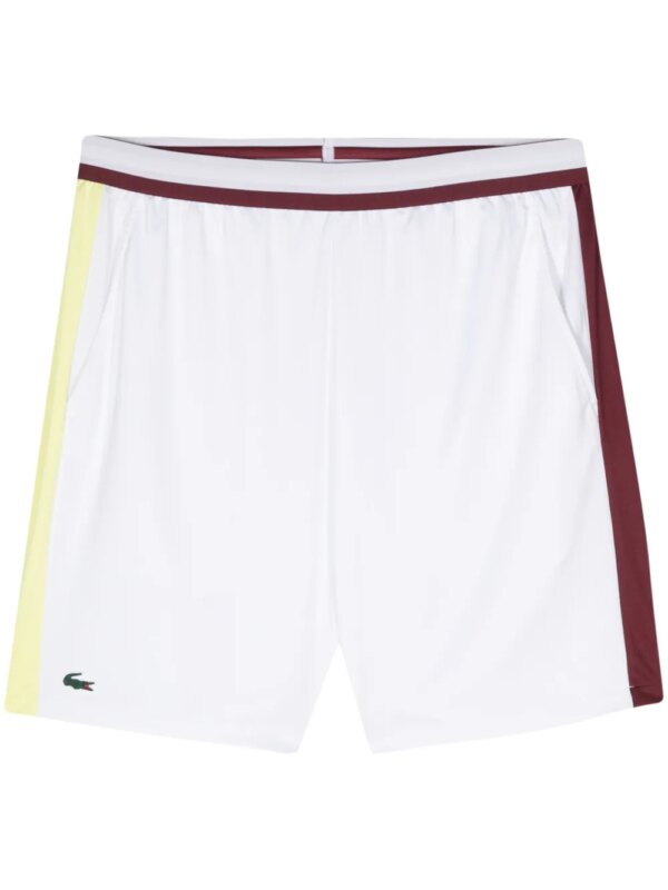 Lacoste x Daniil Medvedev short à logo appliqué - Blanc