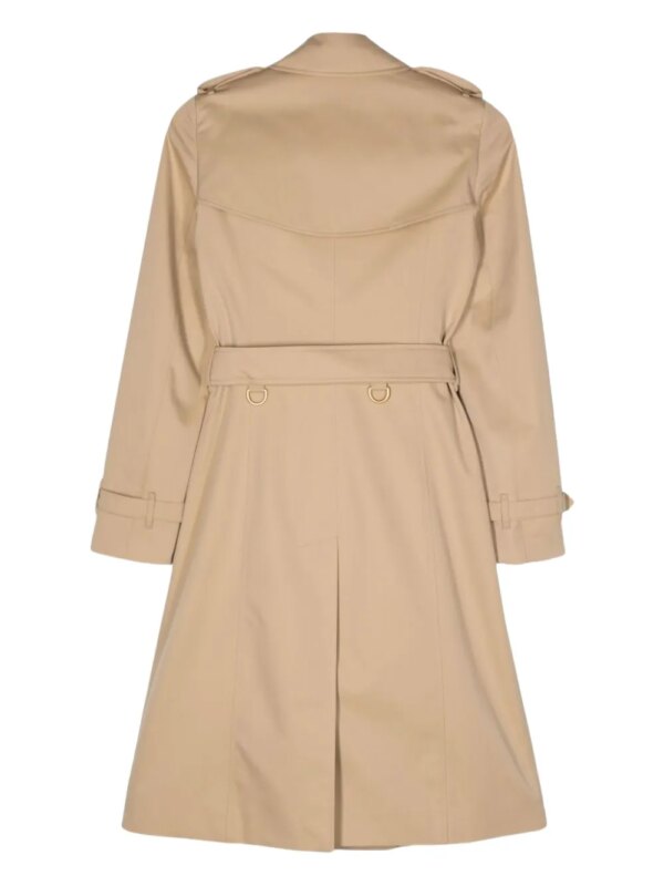 Burberry Trenchcoat met dubbele rij knopen - Beige
