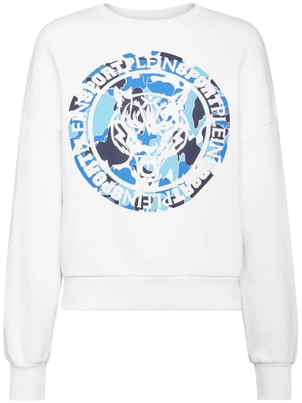 Plein Sport sweat Gucci Tiger en coton - Blanc