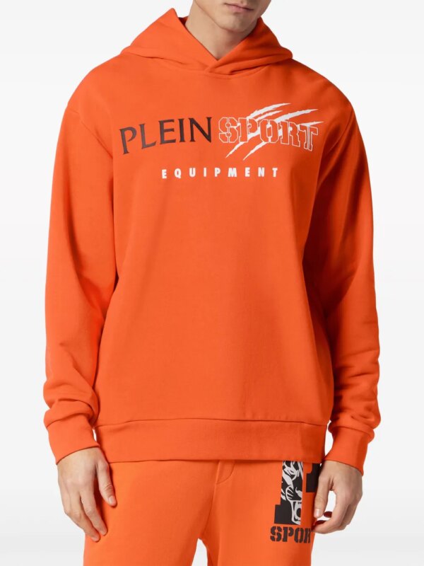 Plein Sport Fleece hoodie - Oranje