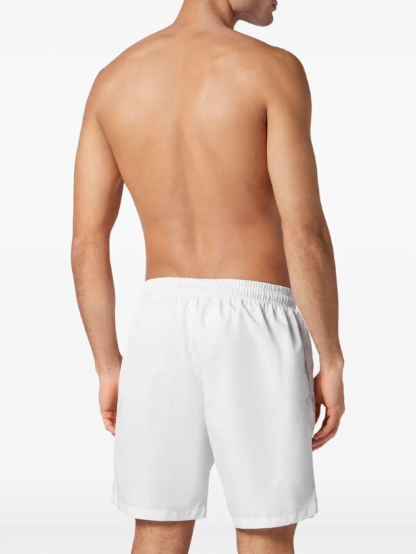 Plein Sport Zwembroek met print - Wit