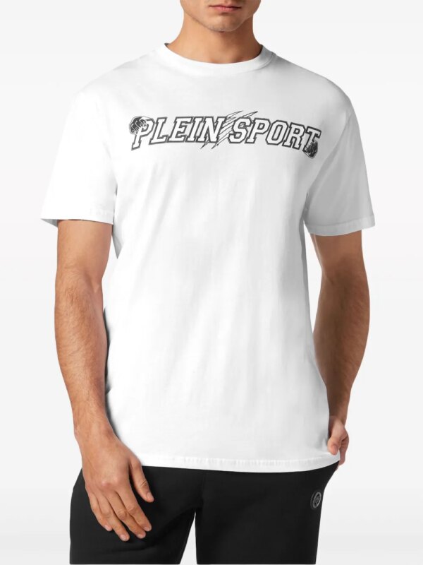 Plein Sport T-shirt met logoprint - Wit